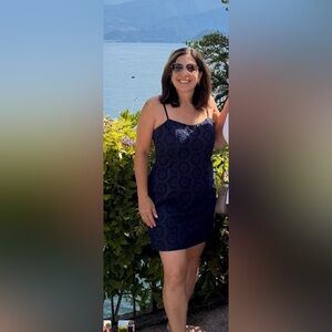 Lilly Pulitzer Navy Blue Mini Dress